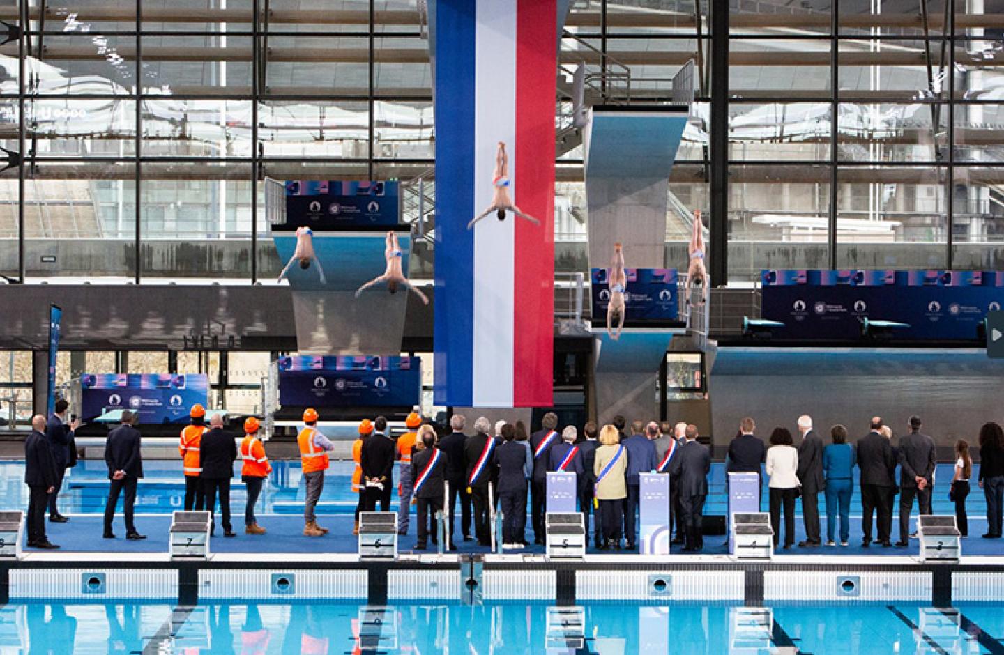 Inauguration du Centre Aquatique Olympique jeudi 4 avril